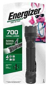 Energizer ENPMTRL8 Rechargeable Flashlight, Lithium-Ion Battery, 700 Lumens Lumens, 2 hr Run Time, Black